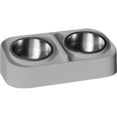 double chat mangeoire pour chien base antidrapante double (1/5)