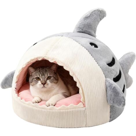 pour Chat Nid de Requin Lavable antidrapant Nid de Dessin (1/5)