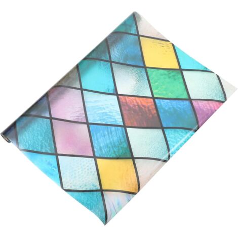 Adhsif pour Vitres Effet Vitrail 0445 X 2 M Rouleau Film (1/5)
