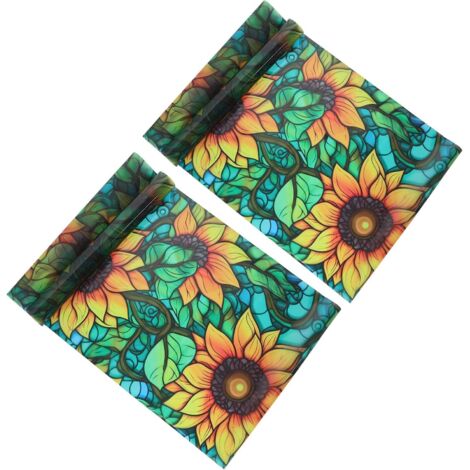 Fentre Autocollant Statique 45x100 Cm en PVC Effet Vitre (1/5)