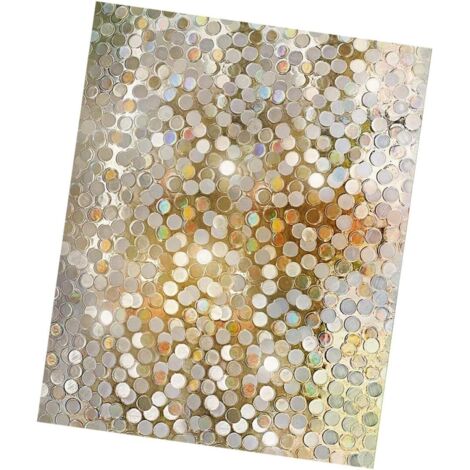 Statique PVC Motifs Ronds Colors pour Fentre Film Occultant (1/5)