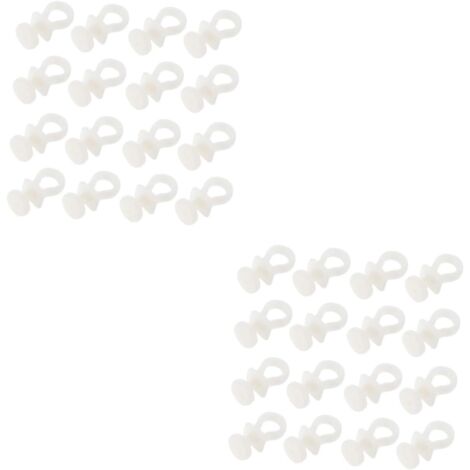 De Rideaux Silencieuses Plastique De Accessoires De (1/5)