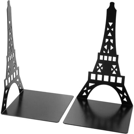 de 2 Serre Livres en mtal Tour dcorative pour Livres Lourds (1/5)