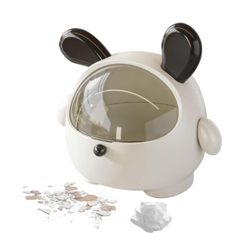 de salle de bain avec couvercle minuscule poubelle pour (1/5)