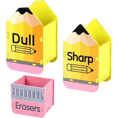 crayons terne Organiseur de crayons en bois Rangement de (1/5)