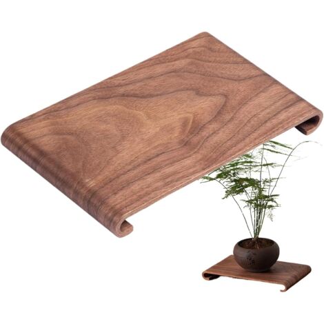 en bois bol th Portable en noyer Support caf Plan de travail (1/5)