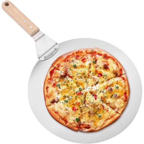 pizza lvateur de cuisine coulissant avec manche en bois (1/5)