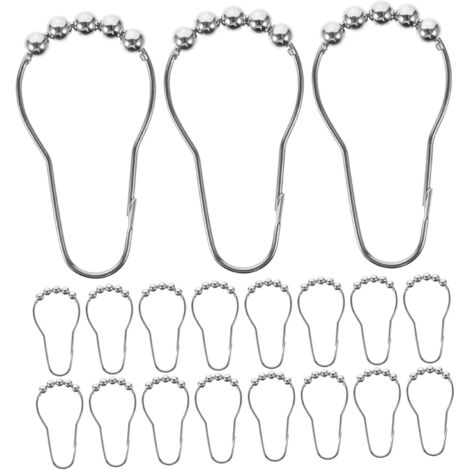 Lot De Anneaux Rideaux Avec Crochets Mtal Antirouille Et (1/5)