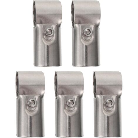 pices Connecteur Acier Inoxydable pour Tringle Vtements (1/5)