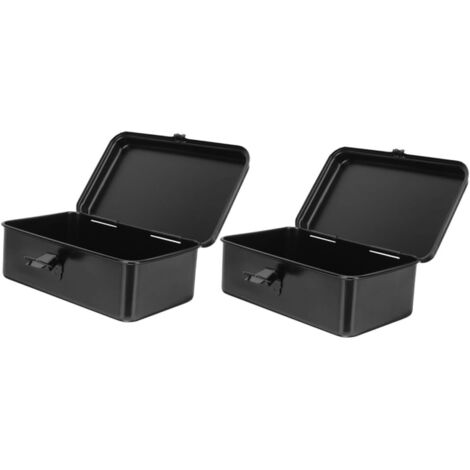 Bote Outils Mtal Portable Petite Caisse De Rangement pour (1/5)