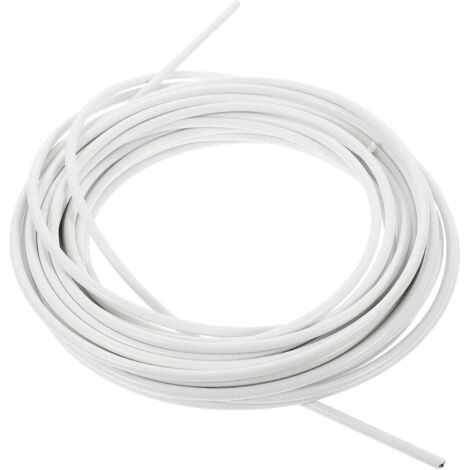 de Corde Rideaux Blanche avec Revtement Plastique Corde (1/5)