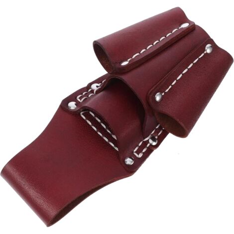 en Cuir Outil Kit Ceinture Outil Pochette Portable Outil Kit (1/5)
