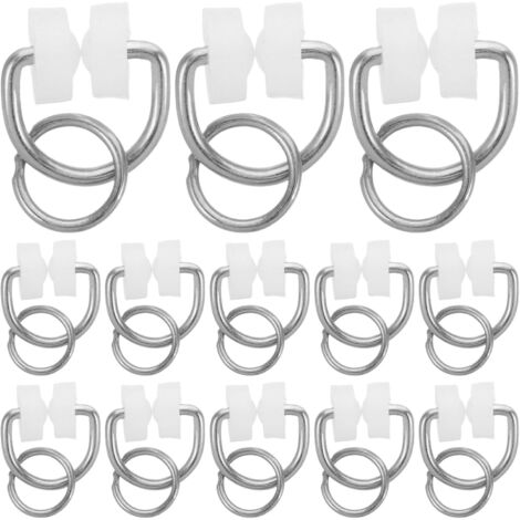 Crochets Mtalliques Pour Rideaux Coulisseaux De Rail Avec (1/5)