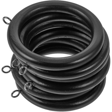 pices Anneaux Rideaux Bois Minimalistes pour Tringles (1/5)