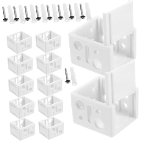 De 12 Lot de Supports Blancs pour Stores Profil Pouce (1/5)