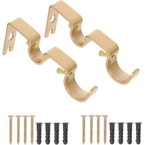 de Tringle Rideaux Mural en Fer pais Lot de 2 sets de (1/5)