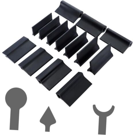 papier de Verre Kit Pon age Bois 14 Pi ces Caoutchouc Blocs (1/5)