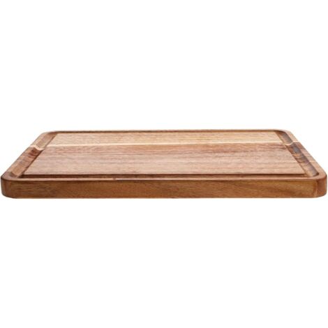 D couper Bois pais 35X25X2 CM avec Rigole Jus Profonde Antid (1/5)