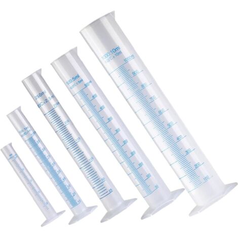 Pi ces Set de Cylindres Gradu s Plastique Bleu pour (1/5)