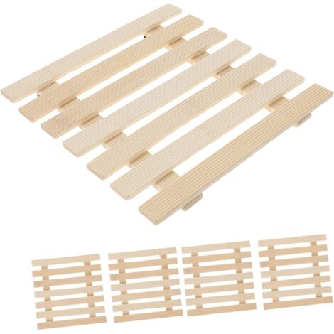 ces Lot de Dessous De Plat Bambou Isolants Thermiques Anti (1/5)