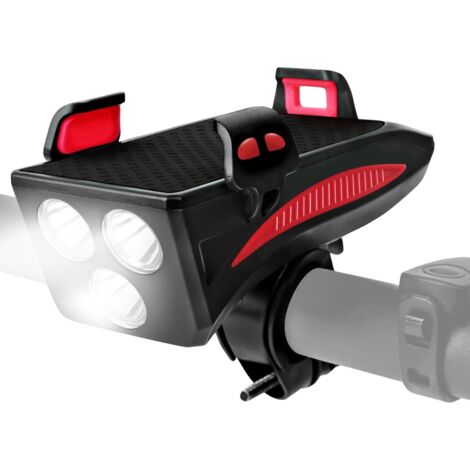 pour V lo Lampe de V lo USB Rechargeable tanche avec Support (1/5)