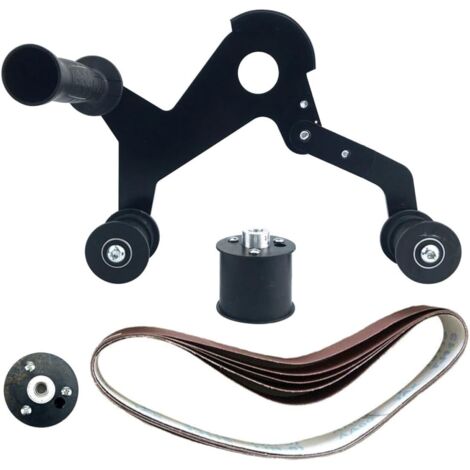 Ponceuse Bande Portable Poign e pour Tubes Ronds Meulage et (1/5)