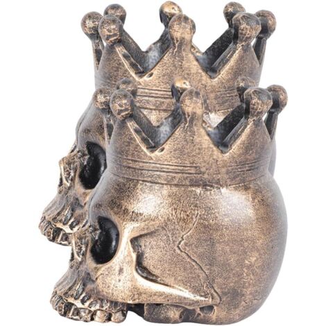 Bougeoirs Crâne Style Gothique pour Fêtes Bougeoir Squelette (1/5)