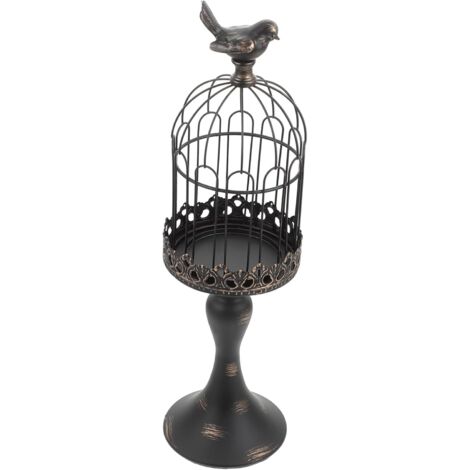 Forme de Cage à Oiseaux Bougeoir Raffiné Décoration de (1/5)