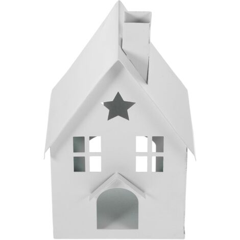 Fer Forme de Maison Vintage Porte Bougie Chauffe Plat (1/5)