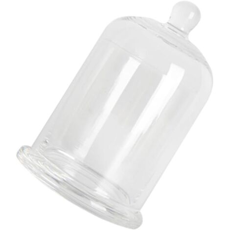 Verre Transparent Grand Modèle pour Bougie Couvre Bougie (1/5)