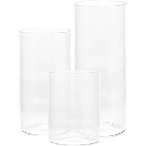 en Verre pour Centre De Table Bougeoir Pilier (1/5)