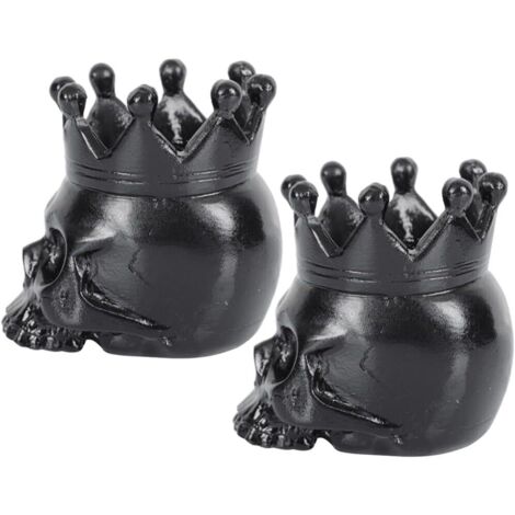 Bougeoirs Crâne pour Maison Bougeoirs Gothiques Résine (1/5)