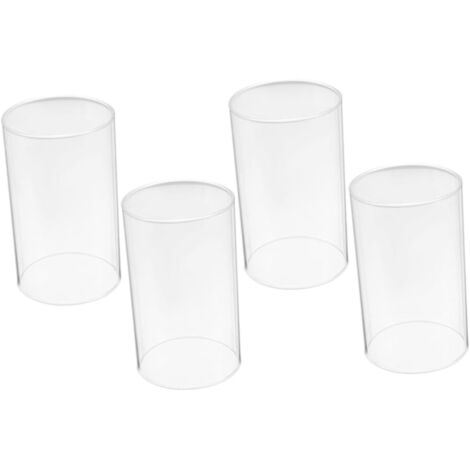 Bougeoir Cylindrique Verre Couvercle Transparent Pour (1/5)
