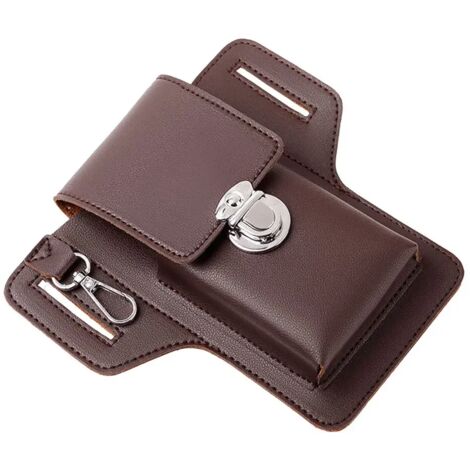 Étui de téléphone en cuir neuf avec clip ceinture (1/5)