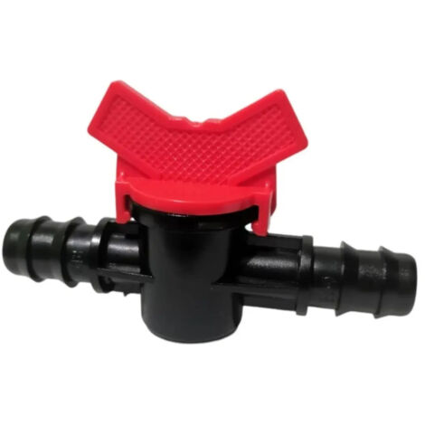 Mini-vanne de raccordement tuyau à tuyau 16 mm, lot de 100 (1/4)