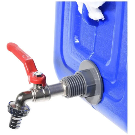 Kit robinet pour réservoir d'eau en PVC 1/2 pouce avec vanne (1/5)