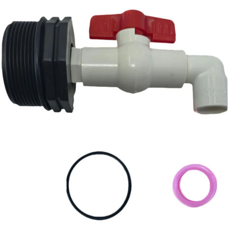 Valve en PVC pour robinet avec un diamètre extérieur de 20 mm (1/5)