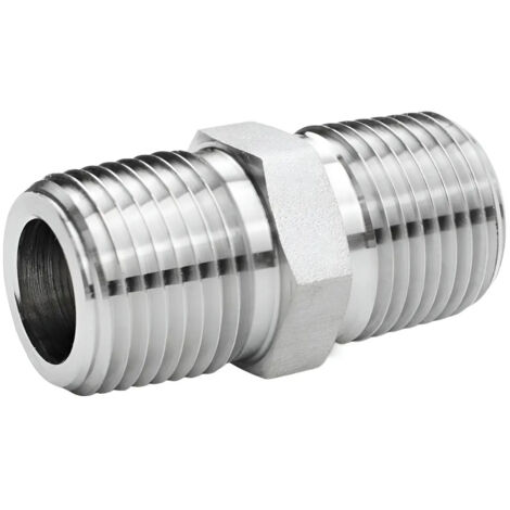 Raccord hexagonal 14 NPT x 14 NPT pour tuyaux (1/5)