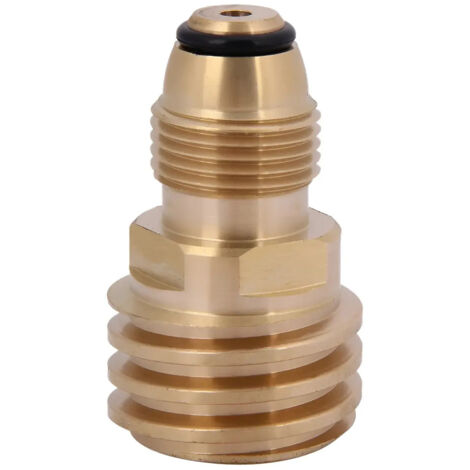 Connecteur adaptateur pour cuisinire gaz rservoir lourd vanne (1/5)