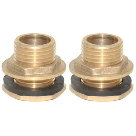 2x raccords deau en laiton NPT 12 (1/5)