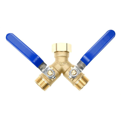 Sparateur de tuyau darrosage W 2 voies avec vannes (1/5)