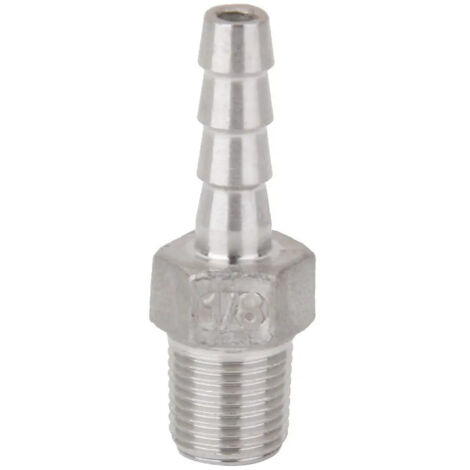 Raccord dentel avec filetage mle 18 po pour tuyau de 6 mm (1/5)