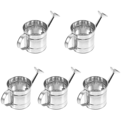 5 mini arrosoirs seaux dcoratifs en mtal pour plantes (1/5)