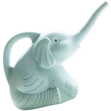 Arrosoir en forme dlphant en forme de L et dun joli bleu (1/5)