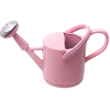 Arrosoir miniature en mtal lchelle 112 pour maison de poupe (1/5)