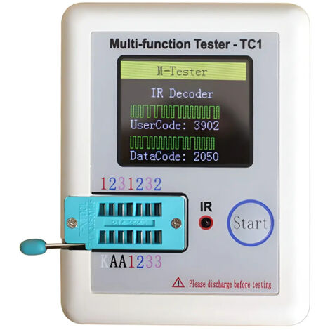 Testeur multifonction LCR-TC1 pour transistors et diodes TFT
