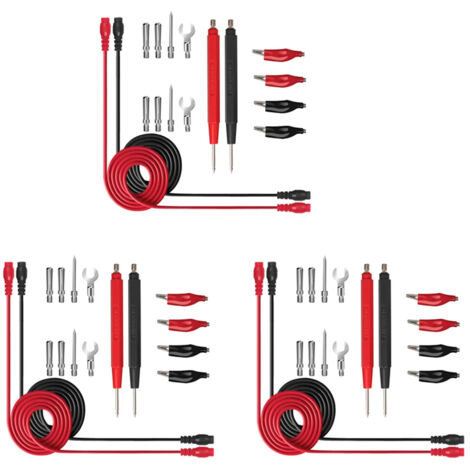 Kit de 4 cordons de test pour multimètre (1/5)