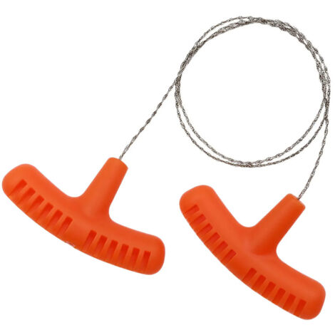 Chaîne manuelle en fil d'acier inoxydable, orange (1/5)