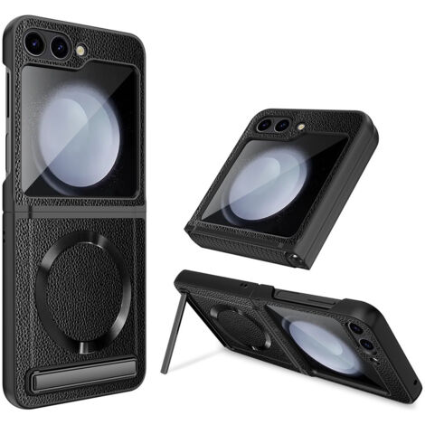 Étui magnétique invisible avec support pour Samsung Zflip5 4 3 (1/5)