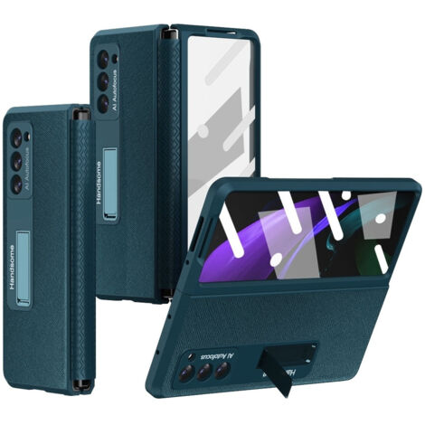 Étui pour Samsung Z Fold 3/4 à charnière rétractable (TPU + PC) (1/5)